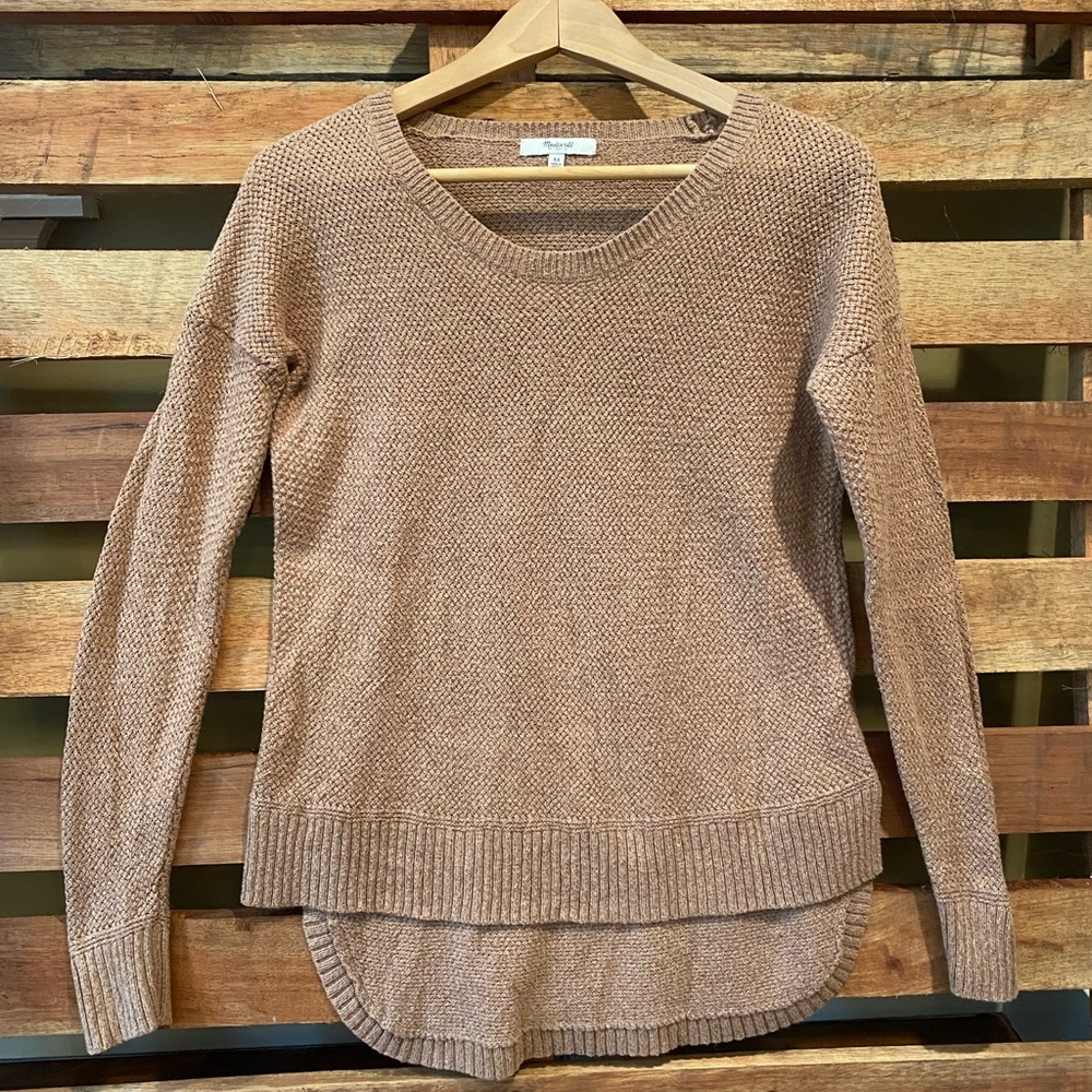 Madewell Knit Tan/Brown Sweater